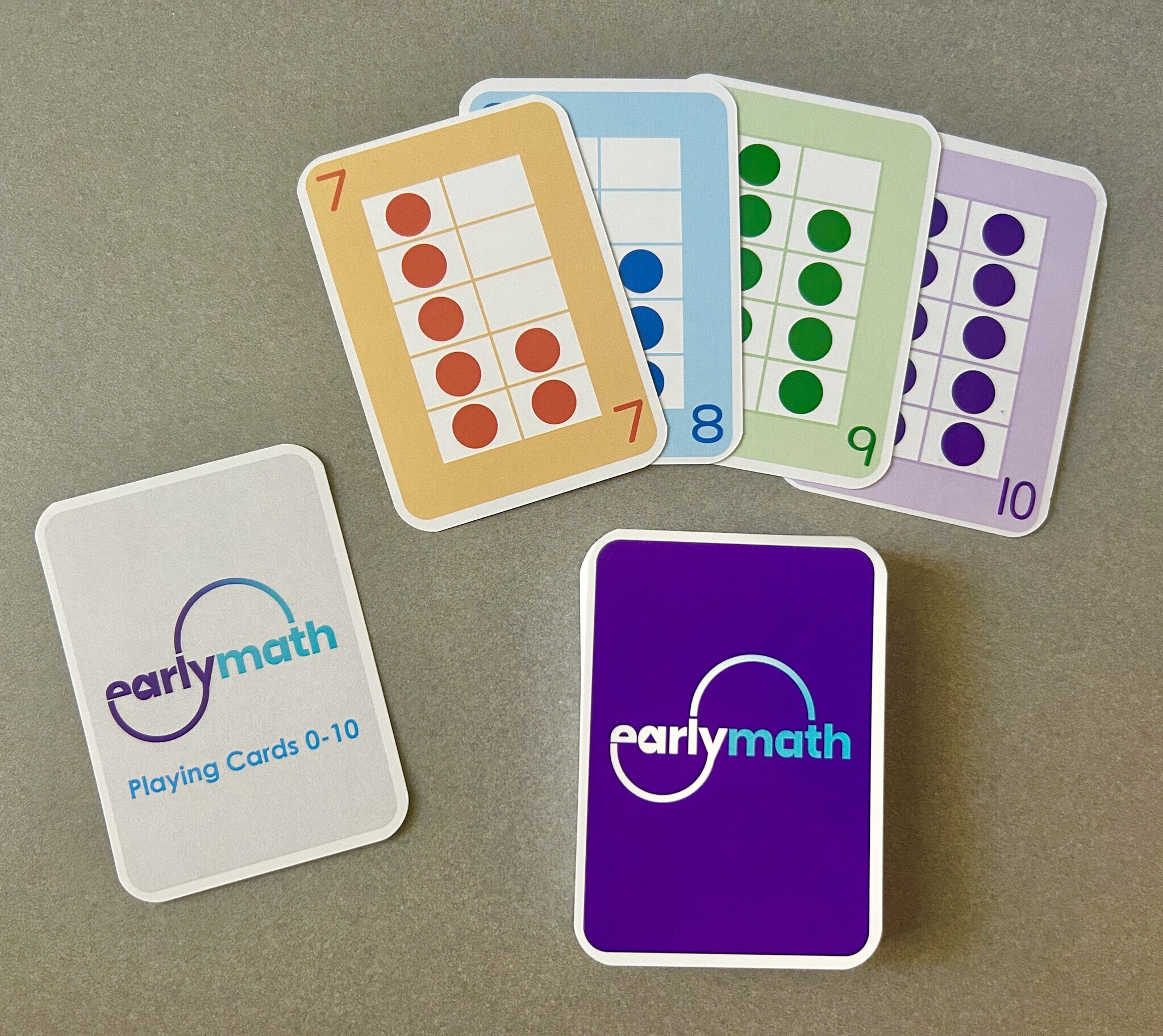 early math playing cards